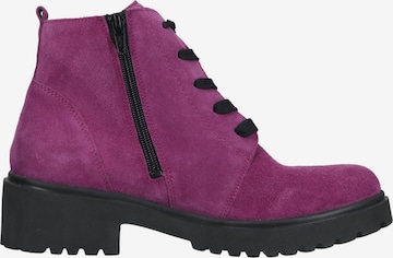 WALDLÄUFER Lace-Up Ankle Boots in Pink