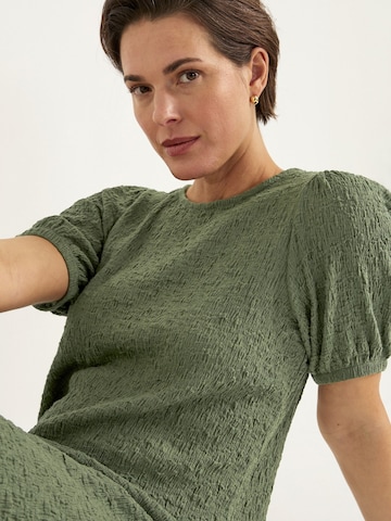 Cellbes of Sweden Jerseykleid mit Struktur in Grün
