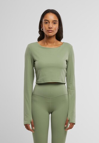 Urban Classics Functioneel shirt in Groen: voorkant