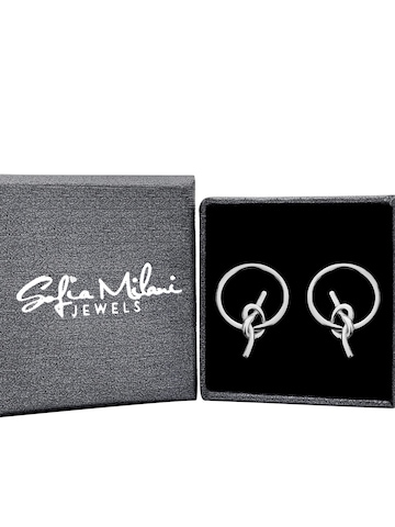 Sofia Milani Ohrringe 'Heart'‌‌‌‌‌ in Silber