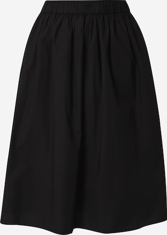 KnowledgeCotton Apparel Skirt in Black: front