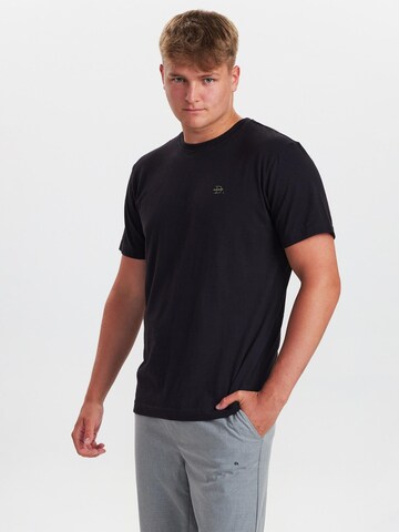 Dxnmxrk T-Shirt 'Casper' in Schwarz: Vorderseite