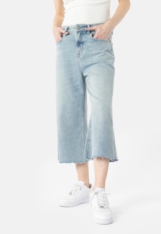 Wide Leg Jean 'Lila' Elias Rumelis en bleu : devant