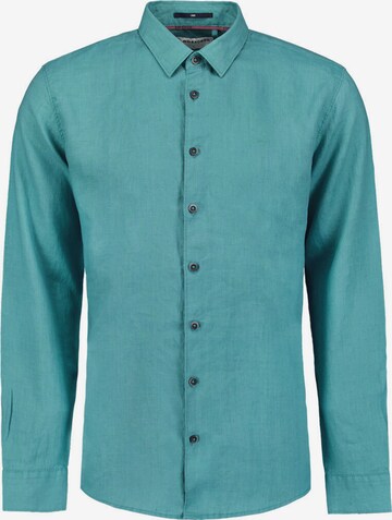 No Excess Regular fit Button Up Shirt in Blue: front