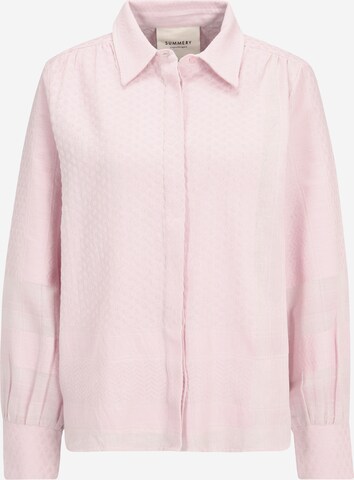 Camicia da donna 'Marie' di Summery Copenhagen in rosa: frontale