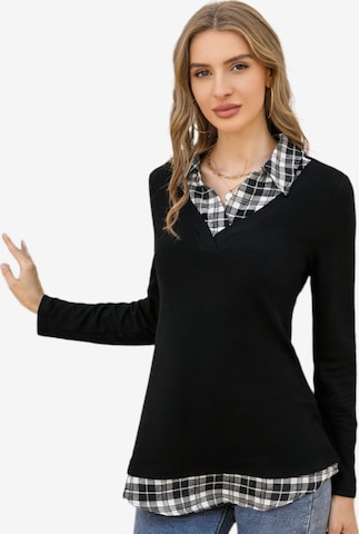 Yesfashion Blouse in Black: front