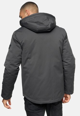 INDICODE JEANS Winterjacke ' Kylian ' in Grau