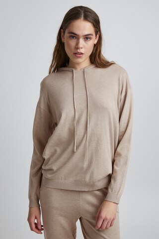 PULZ Jeans - Jersey 'Sara' en beige: frente