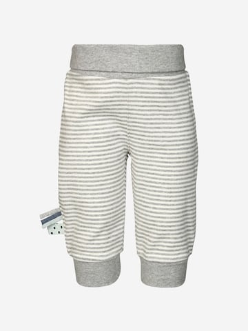 OrganicEra Regular Pants 'Organic Baby Pants with Elastic Band,  Striped' in Grey: front