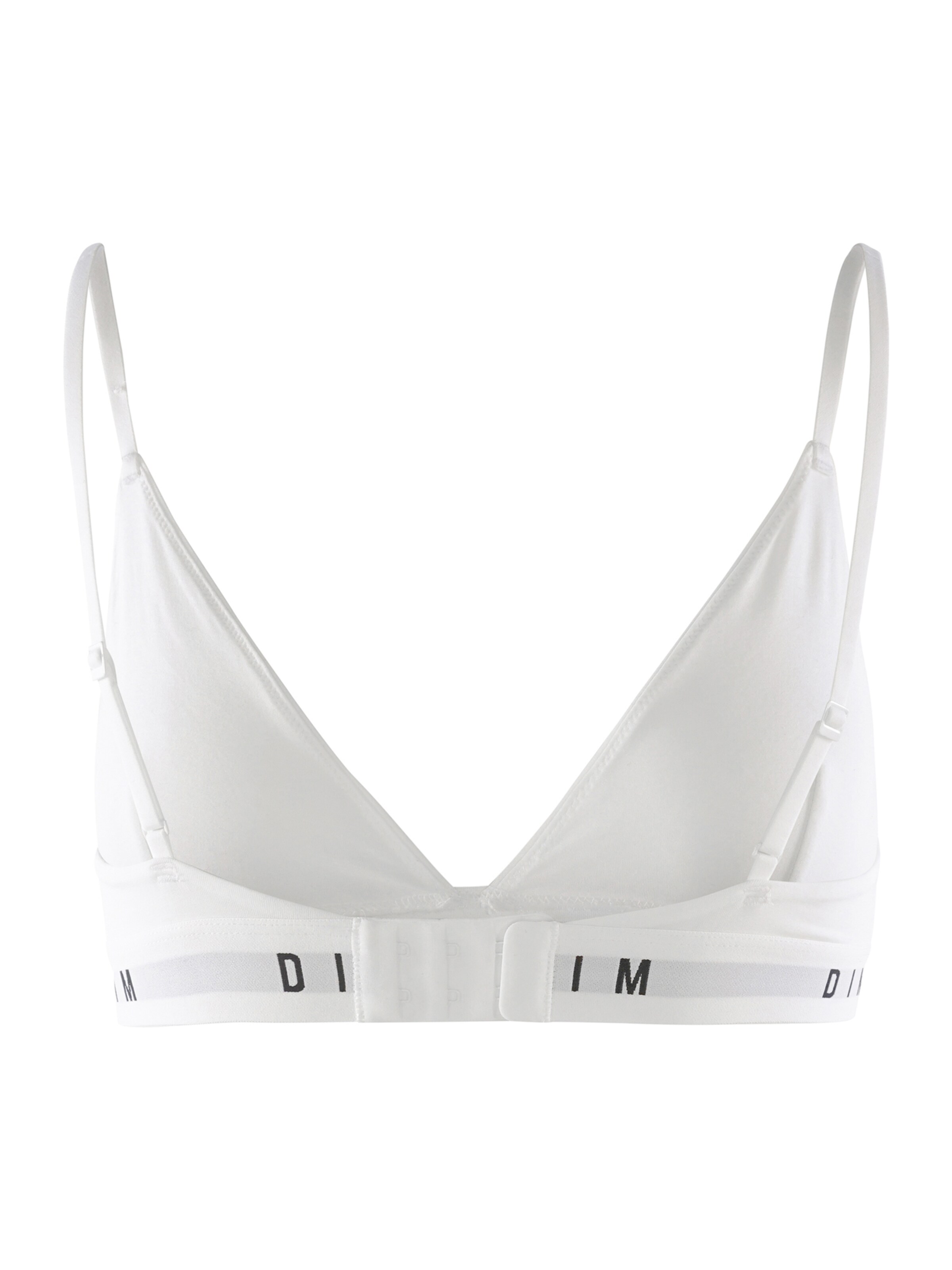 DIM Triangle Bra in White