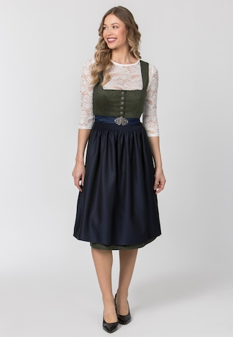 STOCKERPOINT Dirndl 'Cora' in Blau: Vorderseite