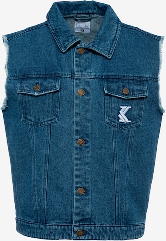 Gilet di Karl Kani in blu: frontale