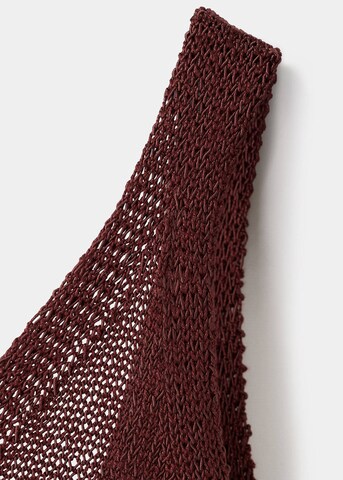 MANGO Knitted dress 'Siena' in Orange