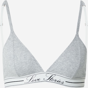 LOVE Stories Kolmio Rintaliivi 'DARLING' värissä harmaa: etupuoli
