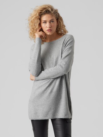 Pull-over 'Brilliant' VERO MODA en gris : devant