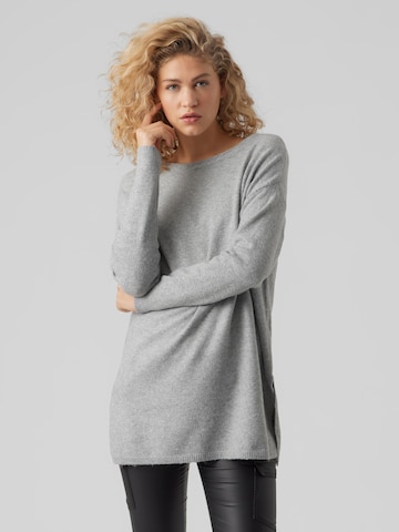 VERO MODA Sweater 'Brilliant' in Grey: front