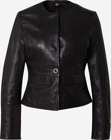 Gipsy Between-Season Jacket 'Reena' in Black: front