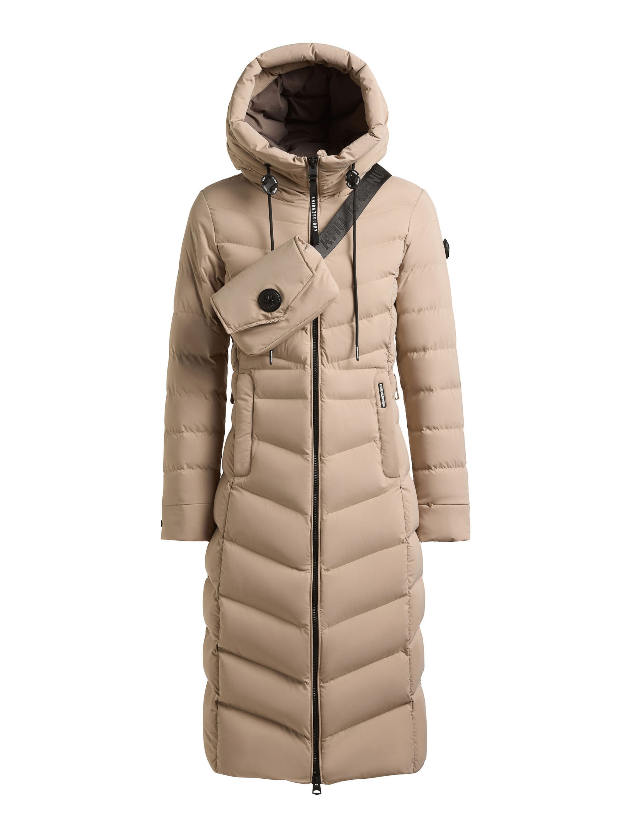 khujo Mantel 'Ingram6' in Beige: Vorderseite