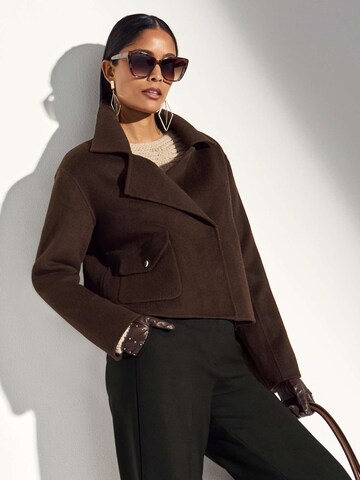 MADELEINE Between-season jacket in Brown