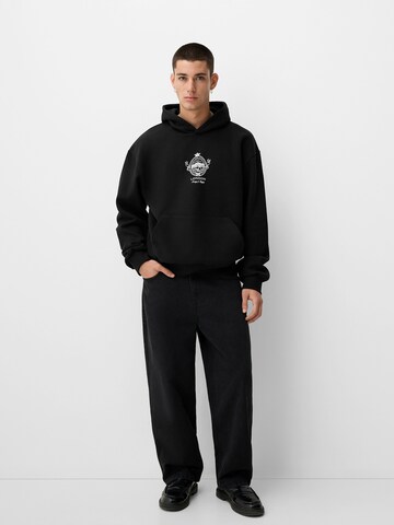 Sweat-shirt Bershka en noir
