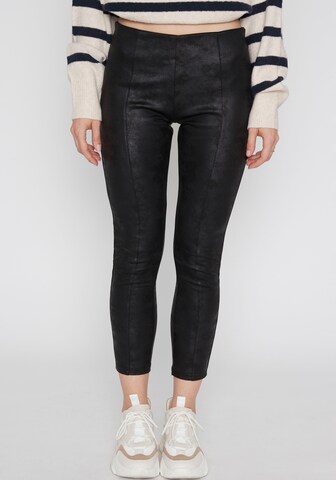 Hailys Slim fit Pants 'Valy' in Black: front