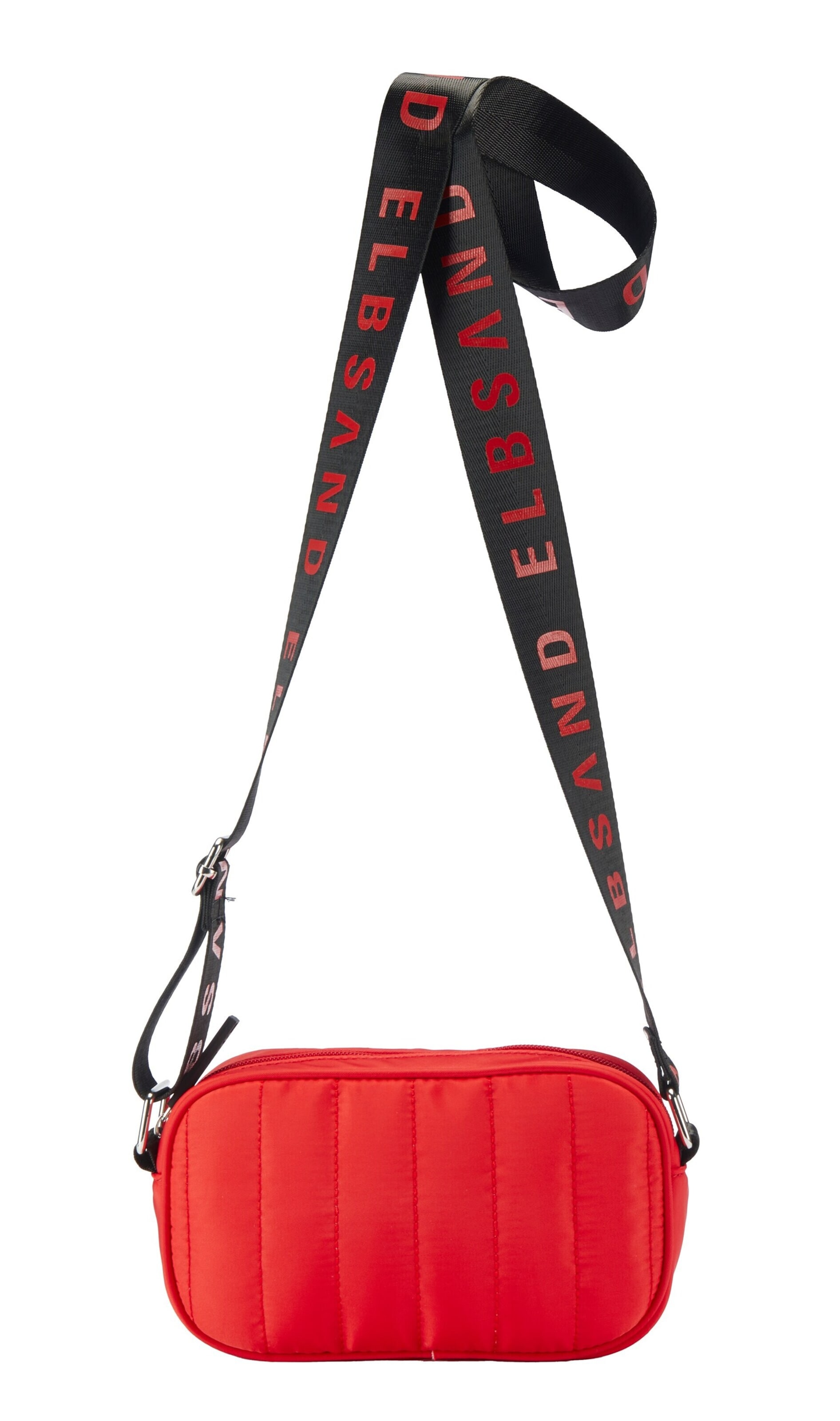 Borsa a tracolla di Elbsand in rosso: frontale