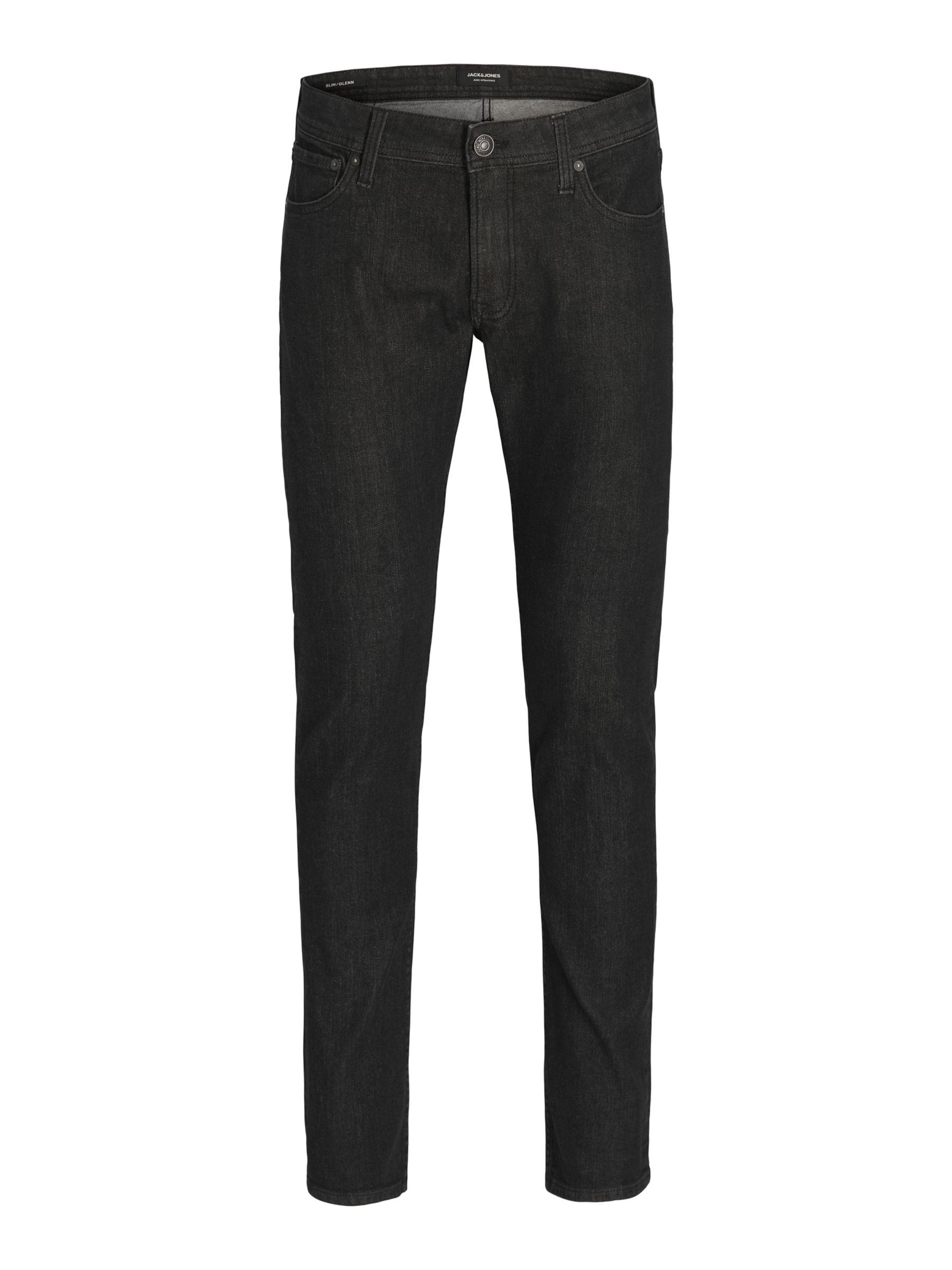 Regular Jean 'JJIClark JJOriginal' Jack & Jones Junior en noir : devant