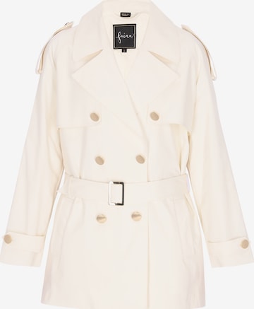 Manteau mi-saison 'Festive' faina en blanc : devant