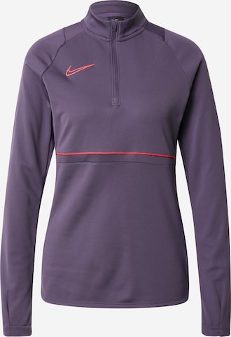 T-shirt fonctionnel 'Academy' NIKE en violet : devant