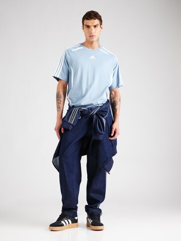 zils ADIDAS ORIGINALS T-Krekls 'TEAMGEIST'