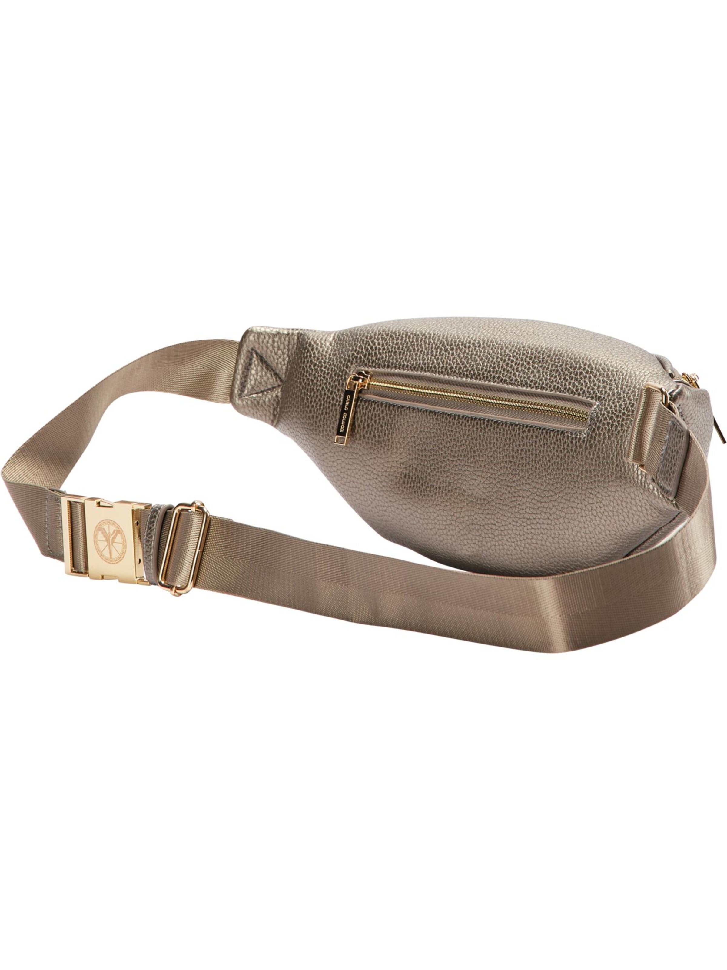 Carlo Colucci Gürteltasche 'Caesaro' in Braun