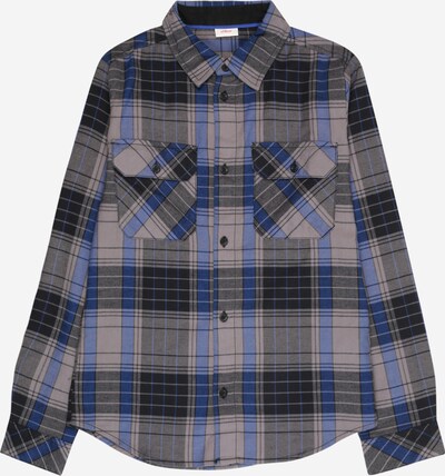 s.Oliver Button Up Shirt in Blue / Grey / Black, Item view