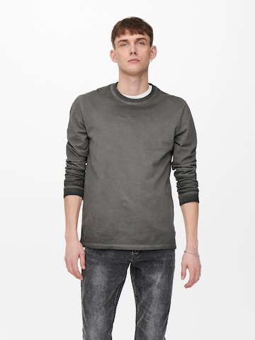 Only & Sons Shirt in Grey: front