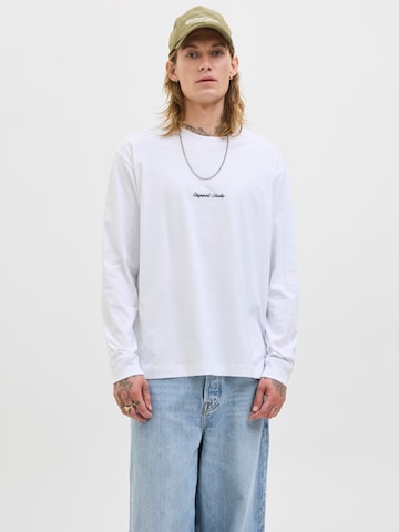 JACK & JONES Shirt 'JORNORREBRO' in Weiß: Vorderseite