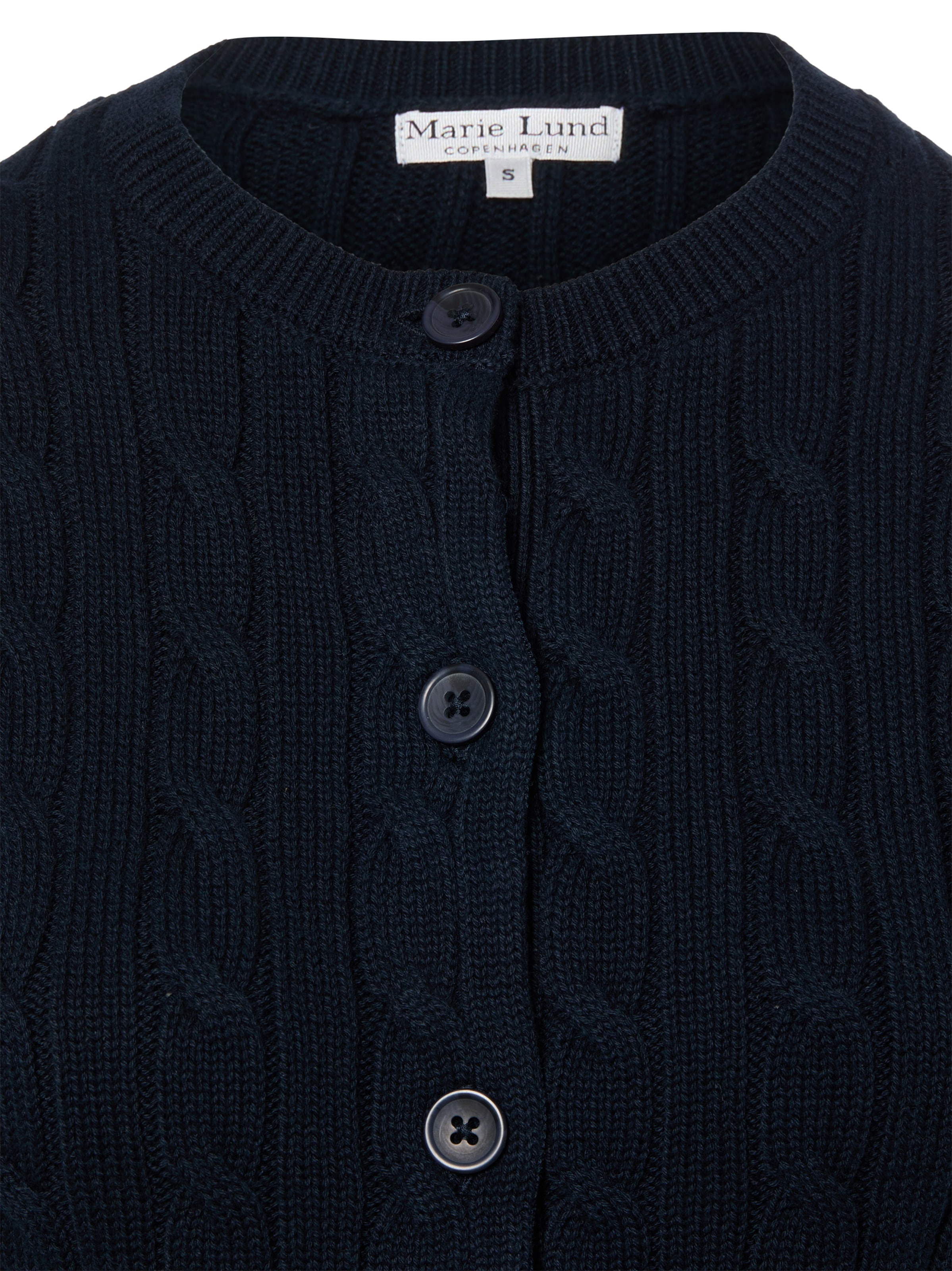 Cardigan Marie Lund en bleu