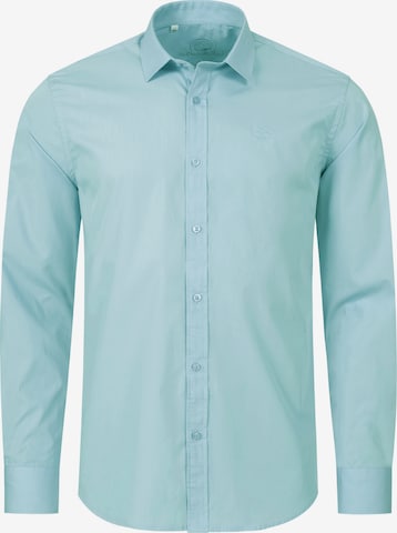 Indumentum Regular fit Button Up Shirt in Blue: front