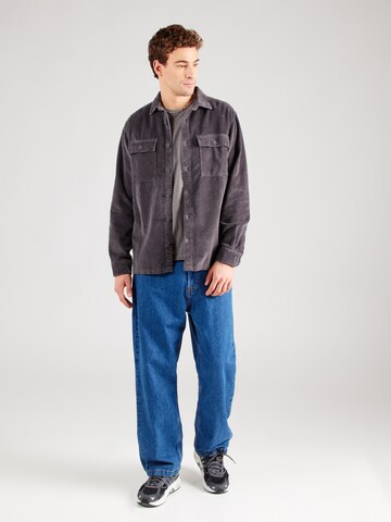 R.D.D. ROYAL DENIM DIVISION Comfort fit Overhemd 'BRADY' in Grijs
