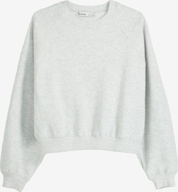 Bershka Sweatshirt in Grau: predná strana