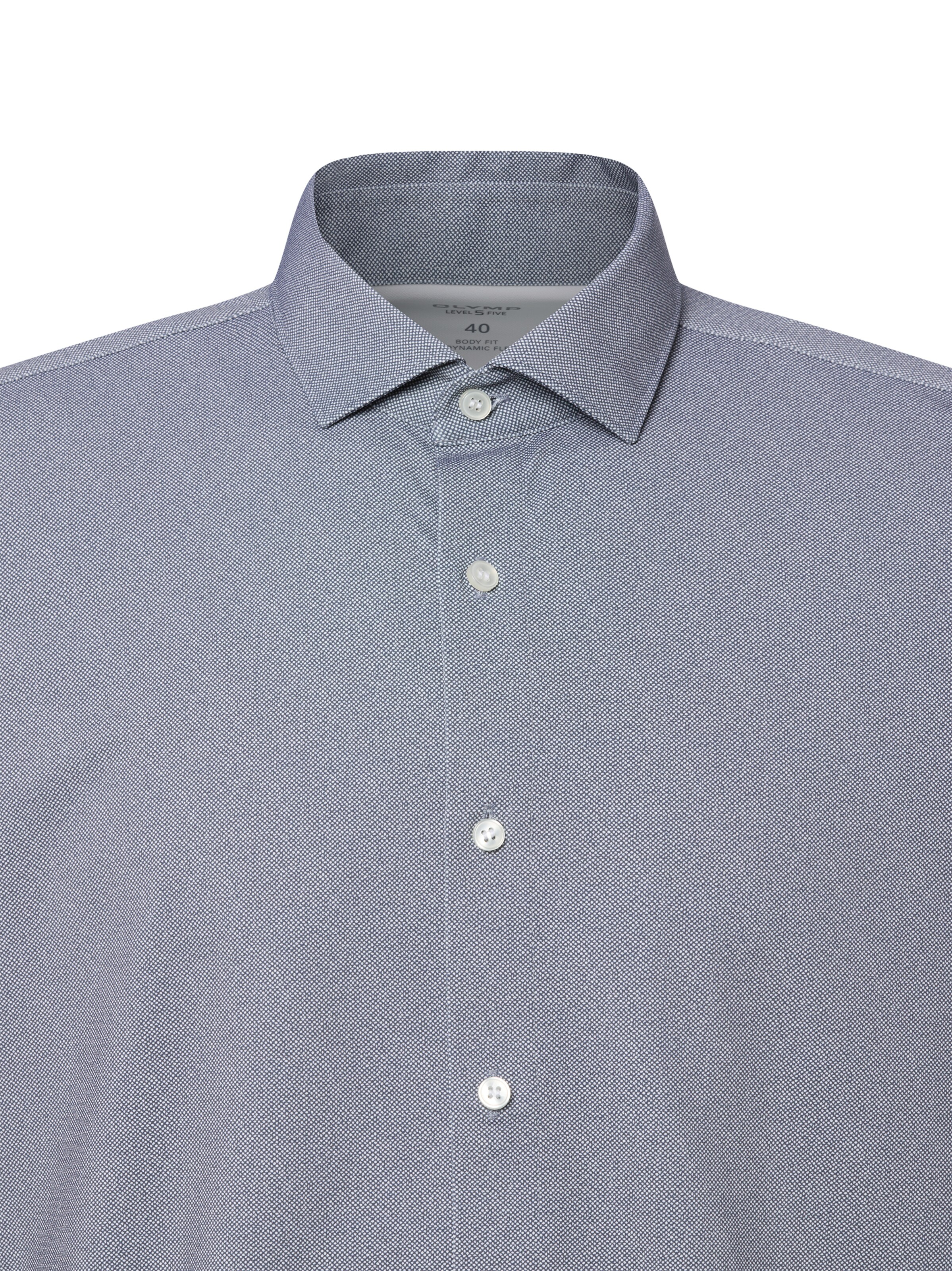 OLYMP Slim Fit Businesshemd in Blau