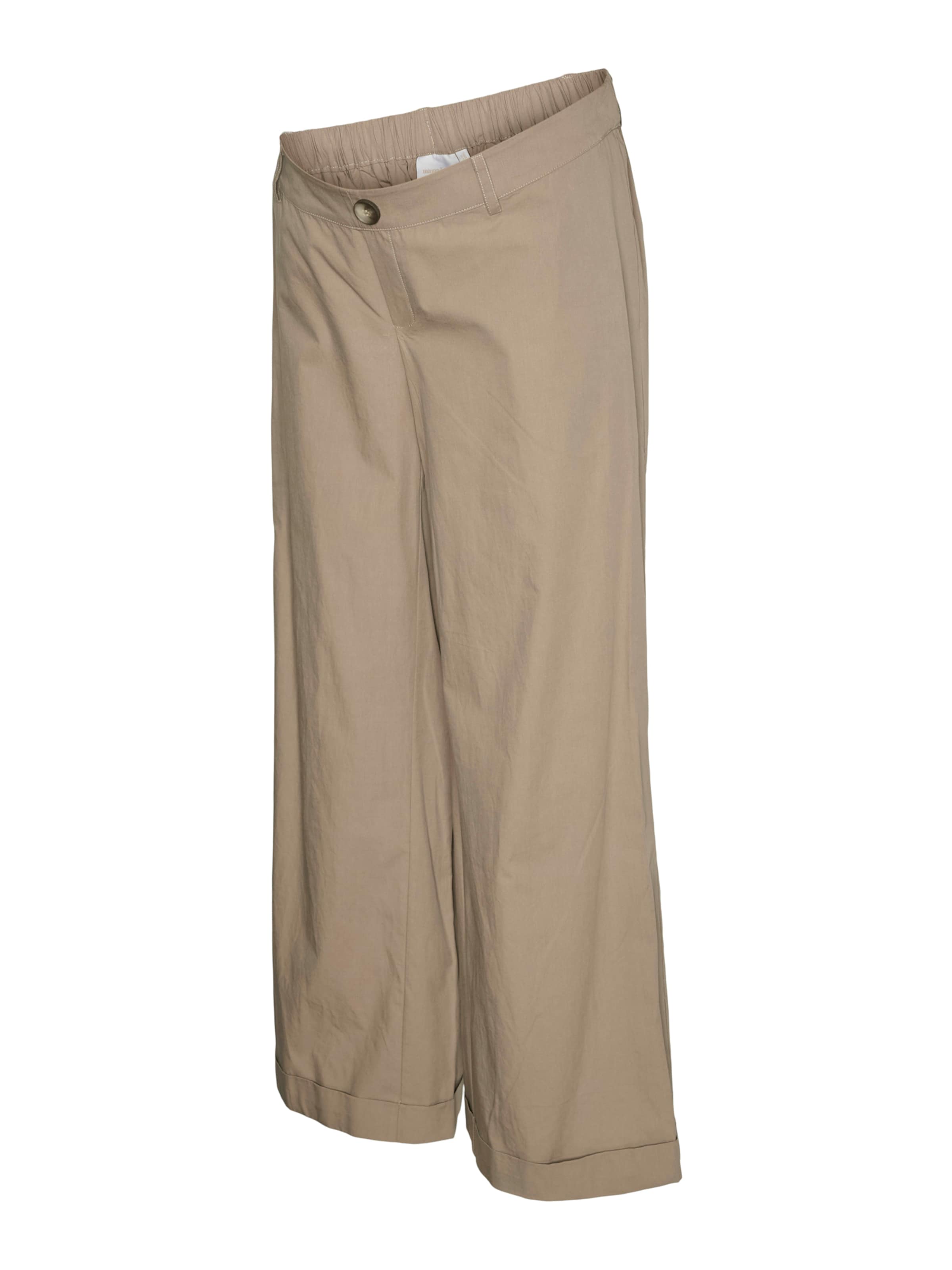 MAMALICIOUS Pantalon 'MLVILDA' en taupe, Vue avec produit