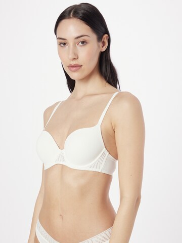 ESPRIT T-shirt Bra in White: front