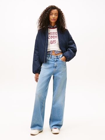 Tommy Jeans Szeroka nogawka Jeansy 'CLAIRE' w kolorze niebieski