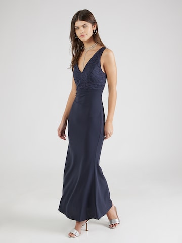 VILA Evening Dress 'VIWALLIE' in Blue: front