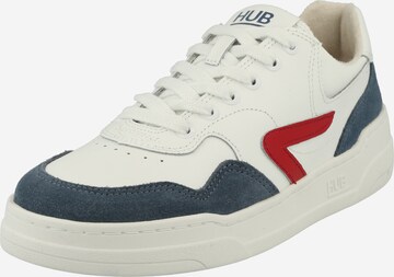 HUB - Zapatillas deportivas bajas en blanco: frente