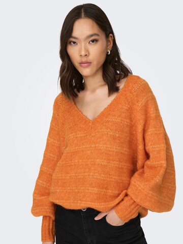 ONLY Pullover 'CELINA' in Orange: predná strana