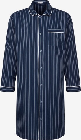 SEIDENSTICKER Pyjama kort 'Schwarze Rose' in Blauw: voorkant