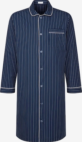 SEIDENSTICKER Short Pajamas 'Schwarze Rose' in Blue: front