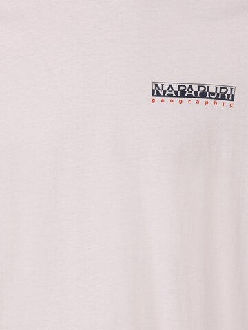 NAPAPIJRI T-Shirt 'S-Gras' in Weiß