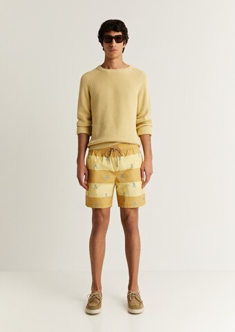 ScalpersKupaće hlače - žuta boja: prednji dio