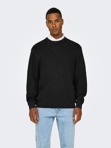 Pullover '22031545' di Only & Sons in nero